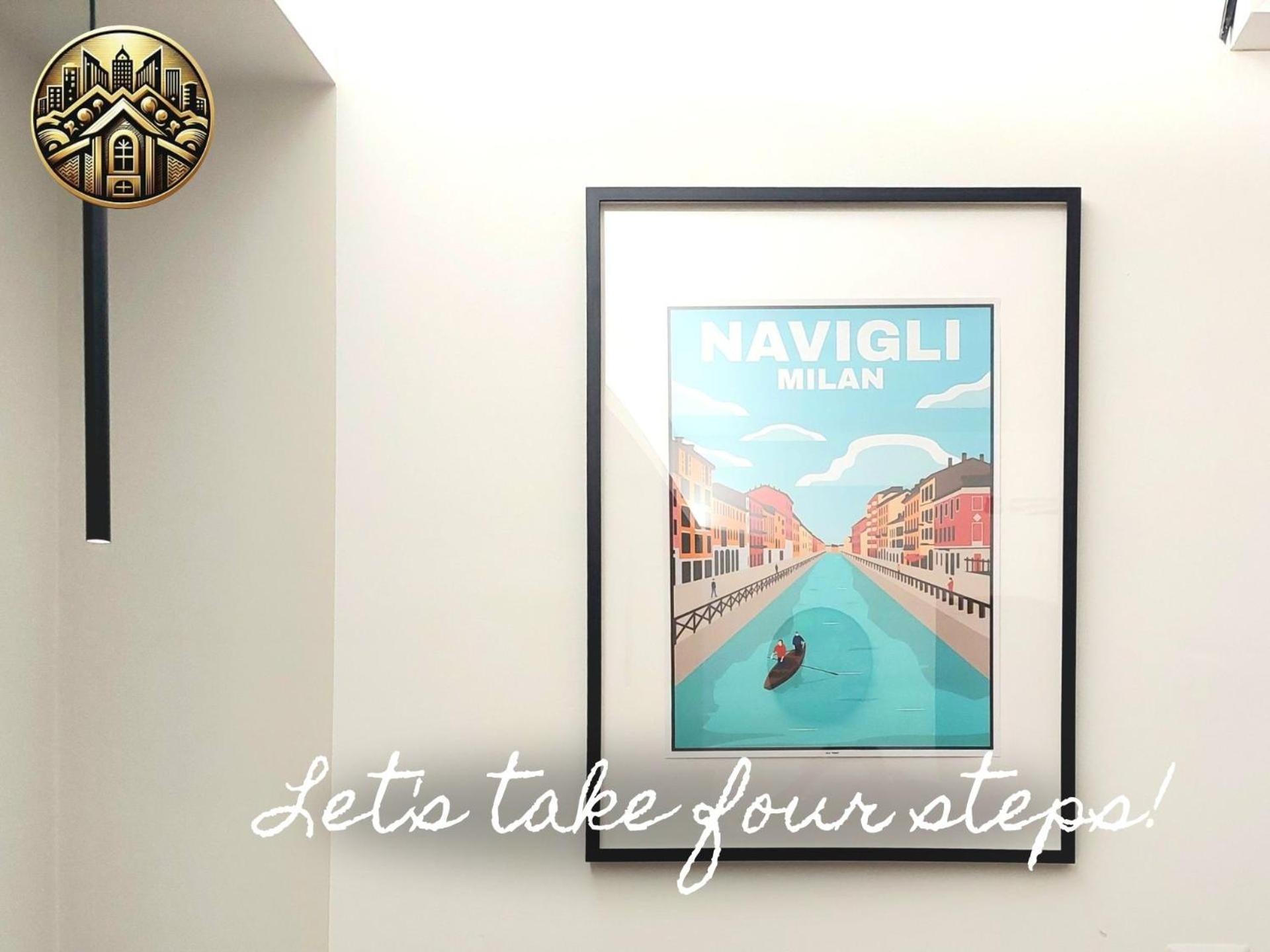 Navigli-San Babila New Studio Attico Balcone Aria มิลาน ภายนอก รูปภาพ